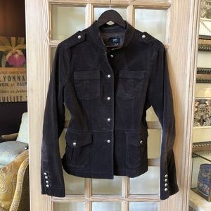 🇫🇷Superb! CHOCOLATE VELVET JEAN JACKET🇫🇷